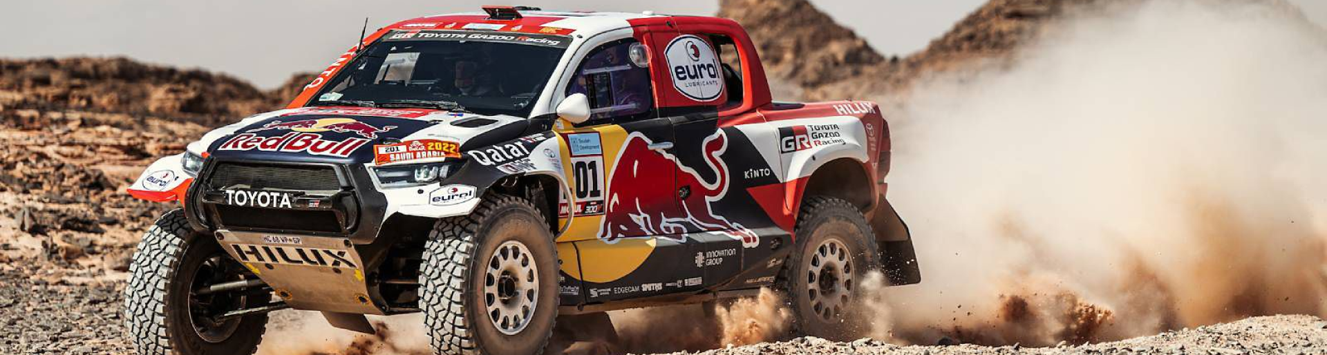 Изображение на странице НАССЕР АЛЬ-АТТИЯ ЗА РУЛЕМ TOYOTA HILUX СТАЛ ПОБЕДИТЕЛЕМ РАЛЛИ-РЕЙДА «ДАКАР-2022» Тойота Центр Самара Юг